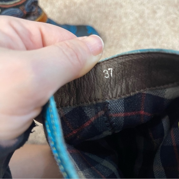 Women’s Bohemian Western Inspired Multicolor Ankle Boots Size 37 - Picture 6 of 6